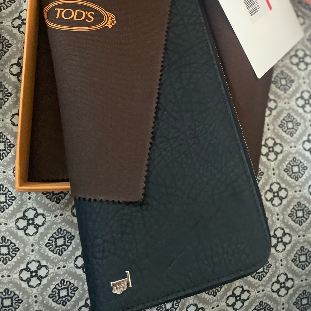 2 Tod’s Boarding Pass Wallets- Brand New, With Tags & Boxes